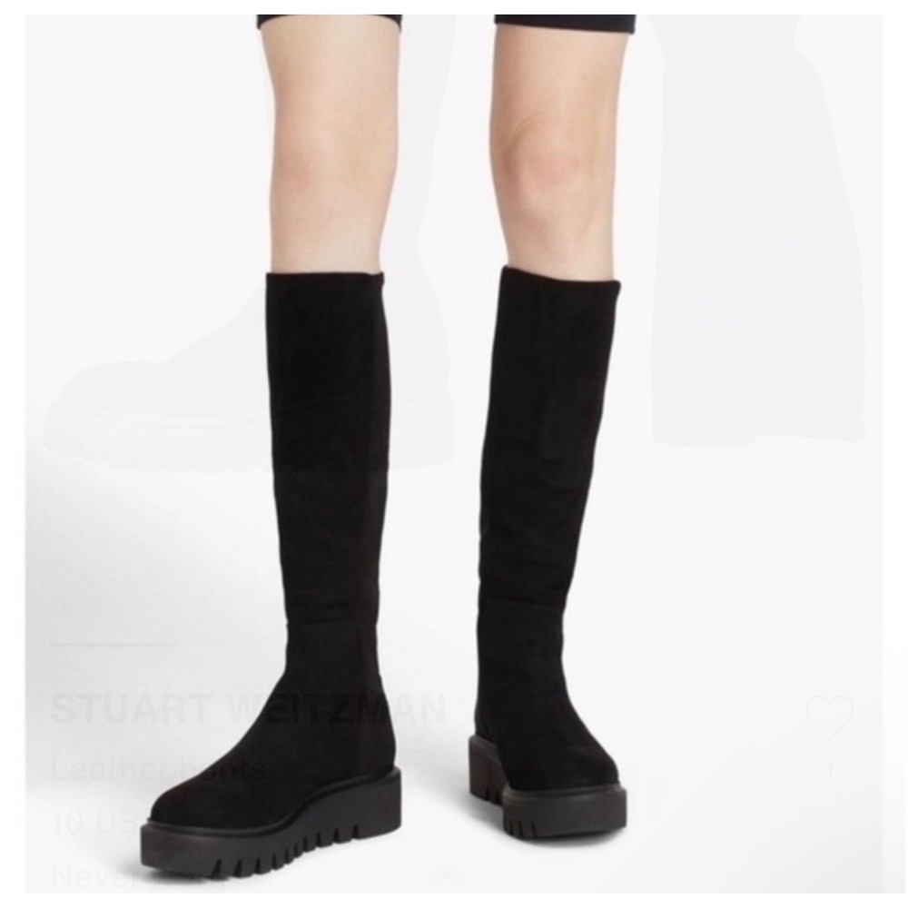 Stuart Weitzman Black Knee-High Boots